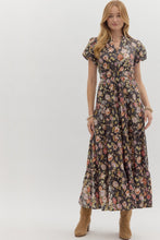 Load image into Gallery viewer, Lainey Floral Maxi Dress - Chocolate
