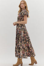 Load image into Gallery viewer, Lainey Floral Maxi Dress - Chocolate