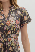 Load image into Gallery viewer, Lainey Floral Maxi Dress - Chocolate