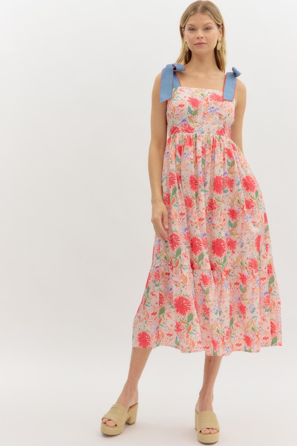 Summer in Paris Midi Dress