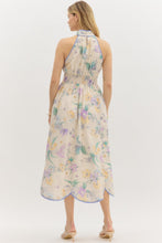 Load image into Gallery viewer, Kaia Halter Midi Dress - Ecru