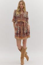 Load image into Gallery viewer, Maddi Mixed Print Dress
