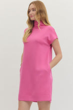 Load image into Gallery viewer, Tina Mock Neck Dress - Pink