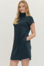 Load image into Gallery viewer, Tina Mock Neck Dress - Navy