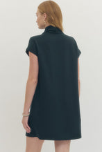 Load image into Gallery viewer, Tina Mock Neck Dress - Navy