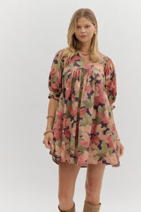 Miriam Fall Floral Dress *Regular & Curvy*