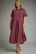 The Stella Dress - Wine