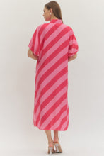 Load image into Gallery viewer, FASHION SHOW: Noa Striped Midi Dress - Pink