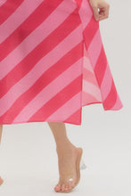 Load image into Gallery viewer, FASHION SHOW: Noa Striped Midi Dress - Pink