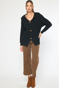 Cozy Couture Knit Cardigan - Black