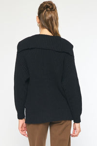 Cozy Couture Knit Cardigan - Black