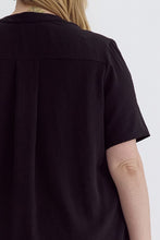 Load image into Gallery viewer, Keep it Simple V-Neck Top - Black *Regular &amp; Curvy*