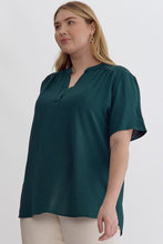 Load image into Gallery viewer, Keep it Simple V-Neck Top - Teal *Regular &amp; Curvy*