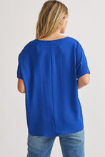 Load image into Gallery viewer, Blissful Basics V-Neck Top - Royal Blue *Regular &amp; Curvy*