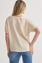 Load image into Gallery viewer, Blissful Basics V-Neck Top - Oatmeal