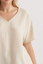 Load image into Gallery viewer, Blissful Basics V-Neck Top - Oatmeal