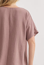 Load image into Gallery viewer, Blissful Basics V-Neck Top - Mocha *Regular &amp; Curvy*