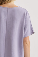 Load image into Gallery viewer, Blissful Basics V-Neck Top - Lavender *Regular &amp; Curvy*