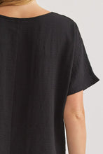 Load image into Gallery viewer, Blissful Basics V-Neck Top - Black *Regular &amp; Curvy*