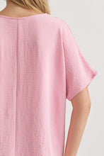 Load image into Gallery viewer, Blissful Basics V-Neck Top - Light Pink *Regular &amp; Curvy*