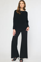 Load image into Gallery viewer, So True Ribbed Top - Black