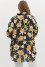 Load image into Gallery viewer, Janet Floral Top - Black