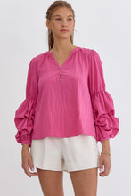 Load image into Gallery viewer, The Clara Top - Hot Pink
