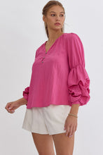 Load image into Gallery viewer, The Clara Top - Hot Pink