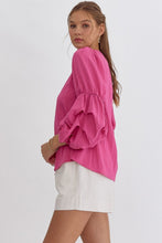 Load image into Gallery viewer, The Clara Top - Hot Pink