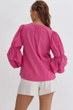 Load image into Gallery viewer, The Clara Top - Hot Pink