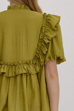 Load image into Gallery viewer, Havan Ruffle Top - Green