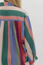 Load image into Gallery viewer, Colorful Daze Button Up Top *Curvy*