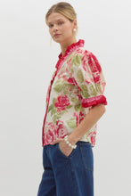 Load image into Gallery viewer, Adrianna Floral Top - Hot Pink