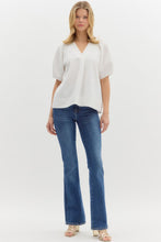Load image into Gallery viewer, Olivia V-Neck Top - Off White