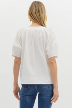 Load image into Gallery viewer, Olivia V-Neck Top - Off White