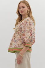 Load image into Gallery viewer, Lainey Floral Blouse - Ecru