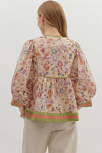 Load image into Gallery viewer, Lainey Floral Blouse - Ecru