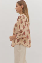 Load image into Gallery viewer, Demi Floral Button Down - Ecru