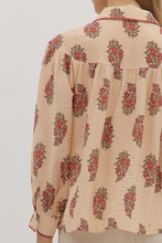 Load image into Gallery viewer, Demi Floral Button Down - Ecru
