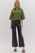 Load image into Gallery viewer, London Collared Top - Olive