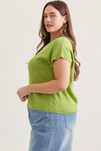 Load image into Gallery viewer, Margot Mini Sweater Top - Lime