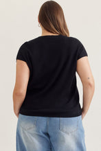 Load image into Gallery viewer, Margot Mini Sweater Top - Black