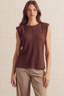 The Sally Tank - Brown