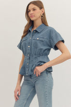 Load image into Gallery viewer, The Dolly Top - Denim