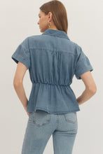 Load image into Gallery viewer, The Dolly Top - Denim