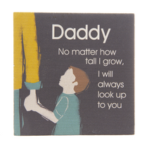 Load image into Gallery viewer, Ganz Dad Mini Wooden Block Decor