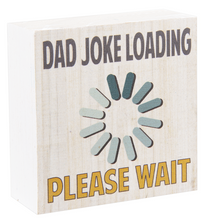 Load image into Gallery viewer, Ganz Dad Mini Wooden Block Decor