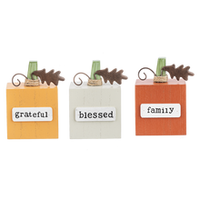 Load image into Gallery viewer, Harvest Pumpkin Table Sitters