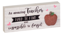 Load image into Gallery viewer, Ganz Wooden Teacher Shelf Sitters