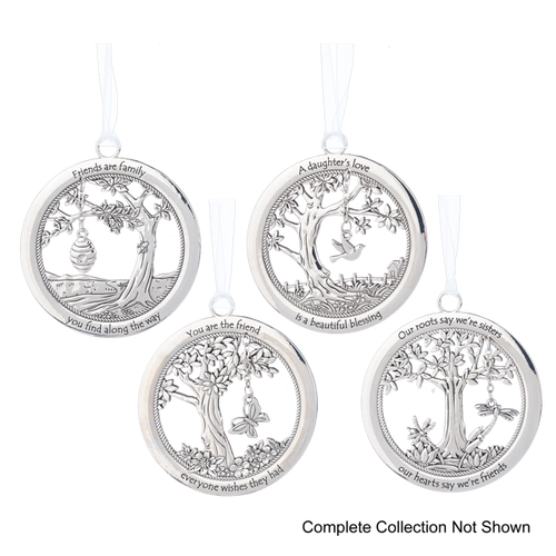 GANZ Tree of Life Metal Ornaments *Multiple Sayings*
